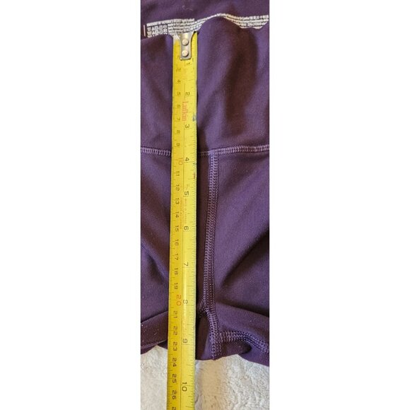 Victoria Secret Sport Yoga Leggings Size S Women's Mesh Gym Plum Purple - Picture 7 of 9